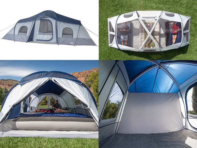 ozark trail 10p large family camping tent