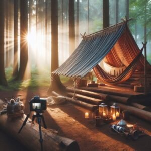 Hammock camping image by Outdoor Tech Lab