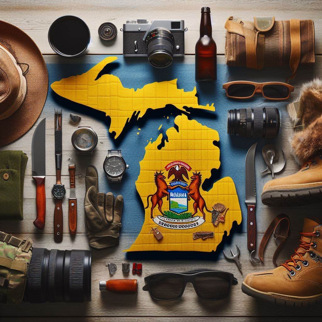 best michigan outdoor gear lay out