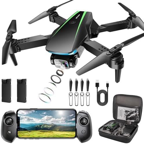 Mini Drone with Camera - 1080P HD Foldable Drone with Stable