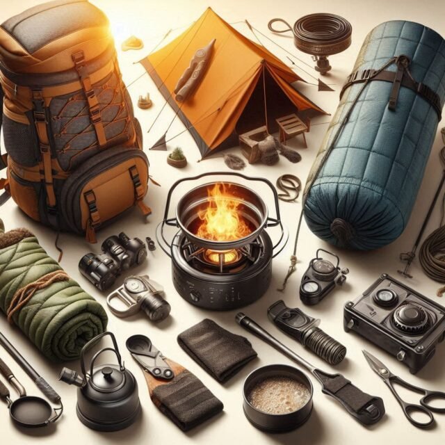 buget-friendly outdoor gear image with gear on display as a guide