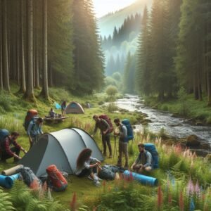 Essential outdoor survival gear image by Outdoor Tech Lab with ultralight backpacking gear included