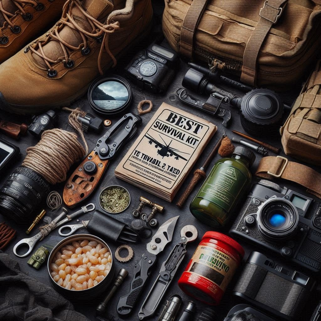 our top tested and best survival kit laid out