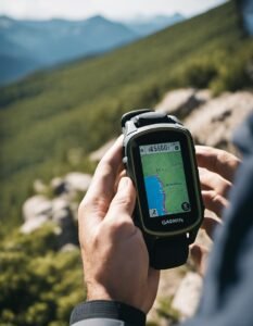 Icon image of the latest Garmin GPSMAP 67i being displayed while testing