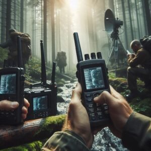 Image of garmin inreach satellite communicators being used in the wilderness